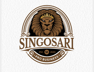 SINGOSARI PRO BUSINES branding design logo