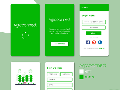 Agroconnect UI Design