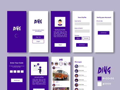 Ding Social Media App