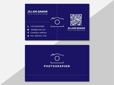 Business Card ai branding business business card card design designer graphic graphic designer illustrator photographer professional vector