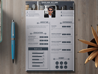 Resume Cv ai branding curriculum curriculum vitae cv design designer graphic graphic designer illustrator photoshop professional psd resume resume cv vector