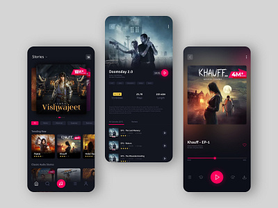 Pocket FM UI Concept app ui ux