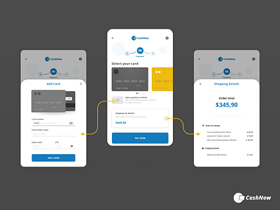 Checkout screen UI design - CashNow animation app design app screen checkout prototype responsive design sketch typography uidesign user experience user flow ux design