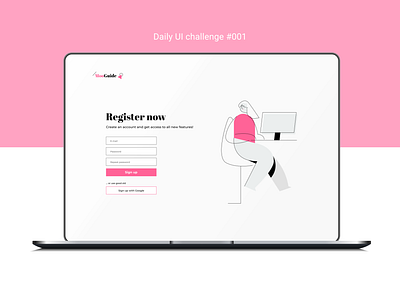 Daily UI Challenge 001 dailyui dailyui 001 uichallenge