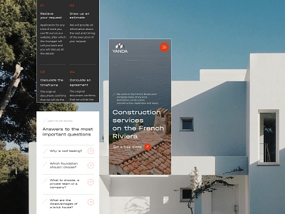 MOBILE ADAPTATION -CONSTRUCTION WEBSITE