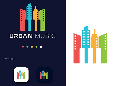 Urban Music clever clever logo fiverr fiverr design fiverr.com fiverrgigs lion minimal minimalist logo modern logo musician urban urban music