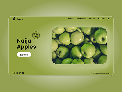 Fruity App ui design uiux design visual design