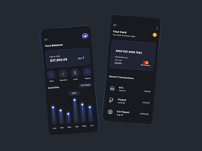 Banking and Finance App UX-UI Design