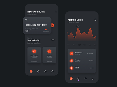 Finance App - Mobile Design