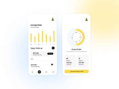 Alarm Mobile App Design