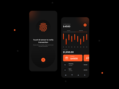 Finance App UX UI Design