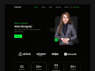 Personal Portfolio - Web Landing Page Design