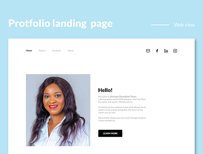Landing Page design figma ui ux web