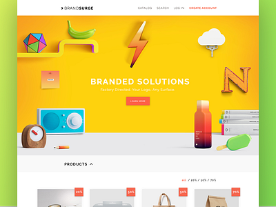 E-commerce main page brand clean e commerce marketing minimal product shop site ui ux web