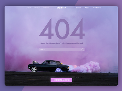 404 Shot 404 background colour interface material photo tv ui ux web