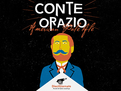Conte Orazio - Beer Label beer illustration label
