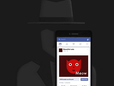 The cia spies you cia facebook illustration