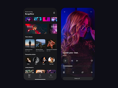 Spotify Redesign concept app branding concept design graphic design music music app music player music streaming app redesign spotify streaming app ui