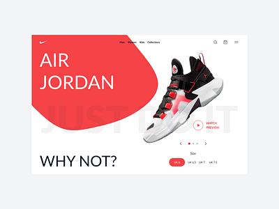 Nike Landing Page Concept