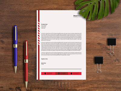 Letterhead Template banner branding branding concept branding design brochure brochure design brochure template design design art flyers graphicdesign letterhead letterhead design letterhead template poster printing