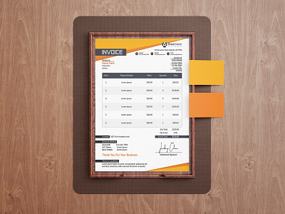 Invoice Template Design