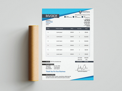 Invoice Template Design bill branding branding design business flyer clean design graphicdesign invoice invoice design invoice template invoices money pay recite template templates