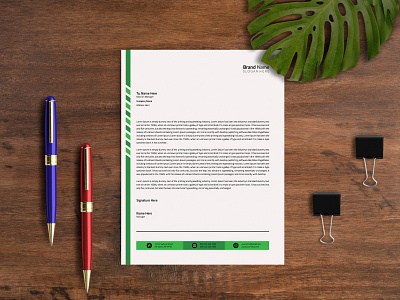 Letterhead Template branding branding design brochure business flyer design flyers graphic design graphicdesign letter letterhead letterhead design letterhead template lettering logo template templates