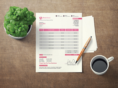 Invoice Template Design a4 branding branding design brochure brochure design business flyer creative design flyer flyer design flyers graphic design graphicdesign template templates