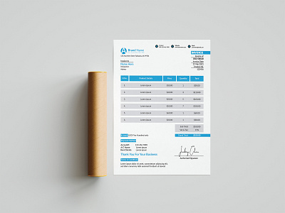 Invoice Template Design a4 branding branding design brochure brochure design business flyer design flyer flyer design flyers graphic design graphicdesign leaflet leaflet design templates