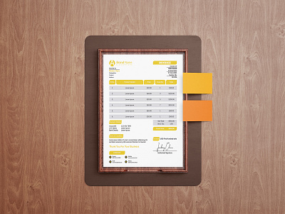 Invoice Template Design