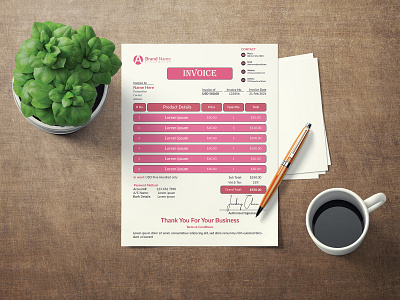 Invoice Template Design