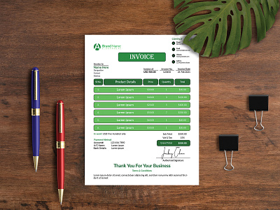 Invoice Template Design