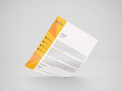 Letterhead Template brand branding branding design brochure business flyer design flyers graphic design graphicdesign letter head letterhead letterhead design letterhead template lettering logo templates