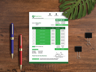 Invoice Template Design