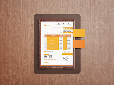Invoice Template Design