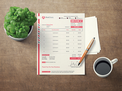 Invoice Template Design