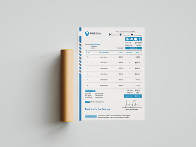 Invoice Template Design