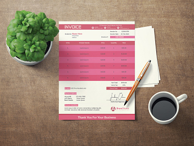 Invoice Template Design