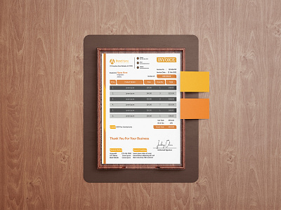 Invoice Template Design