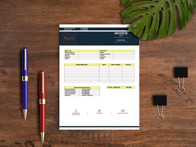 Digital Invoice Template