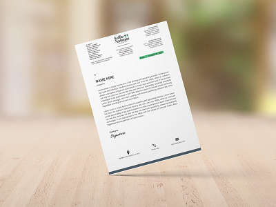 Digital Letterhead Template