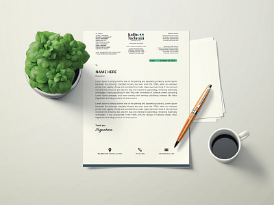 Digital Letterhead Template