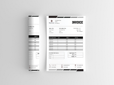 Digital Invoice Template bill bills branding branding design brochure business flyer design digital digital bill digital invoice digital pay bill flyers graphicdesign illustration invoice design invoice template invoicing logo pay bills templates