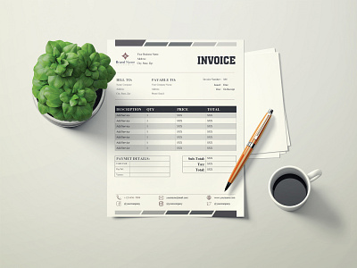 Digital Invoice Template bills branding branding design brochure business flyer design digital digital bill digital invoice digital paybill flyers graphicdesign illustration invoice design invoice template invoicing logo paybill templates