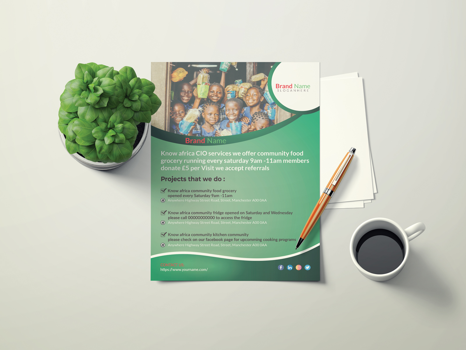 Flyer Design by Graphic Upshot on Dribbble