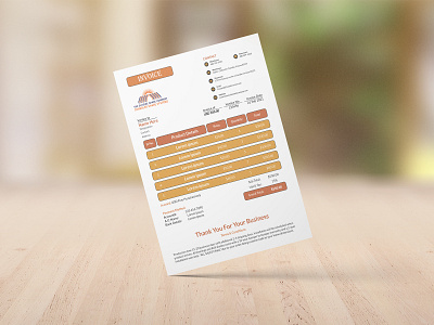 Invoice Template Design