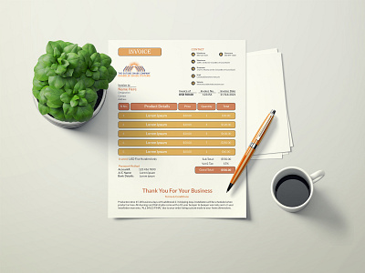 Invoice Template Design bill branding branding design brochure business business flyer company design flyers graphicdesign illustration invoice invoice design invoice template invoices invoicing logo pay payment templates