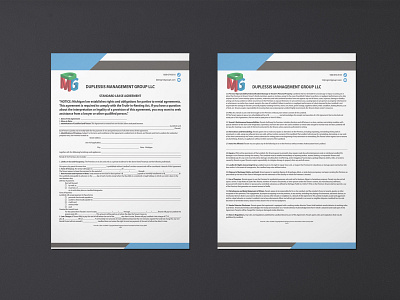 Agreement Design Template