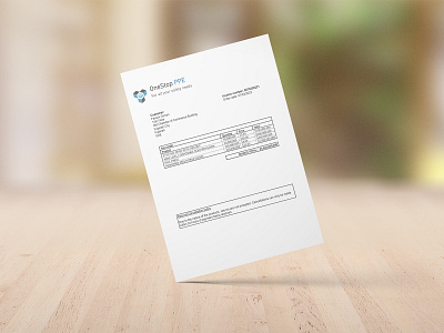 Invoice Template Design