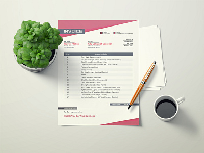 Invoice Template Design